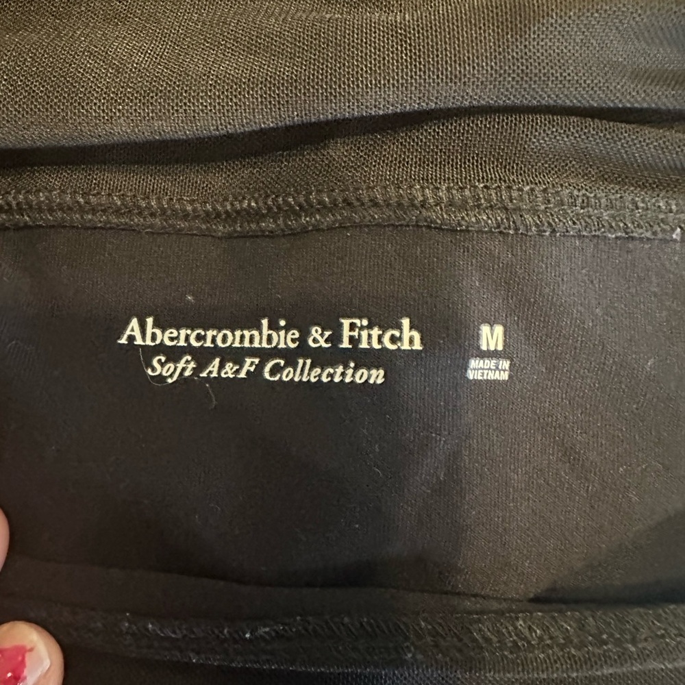 Abercrombie & Fitch Black Long Sleeve Bodysuit - Picture 2 of 7